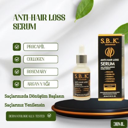 Sbk Anti Haır Loss Saç Diplerini Besleyici ve Saç Dökülmesine Karşı Serum resmi